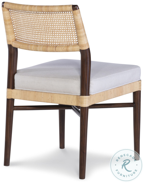 Caribe Natural And Flax Upholstery Dining Side Chair