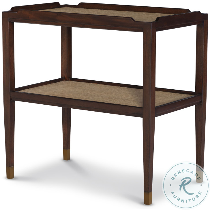 Honu Medium Dark Brown Tray Table