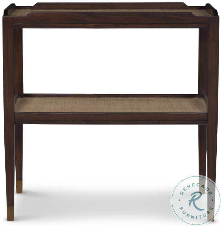 Honu Medium Dark Brown Tray Table