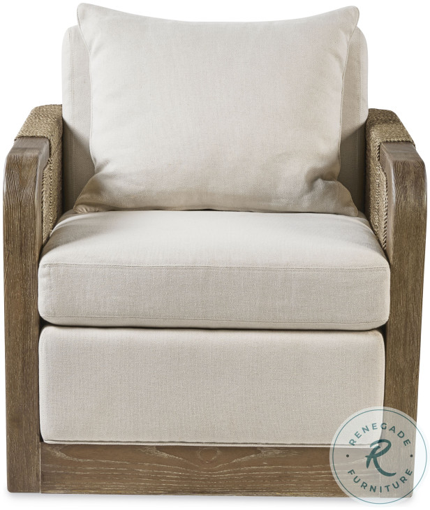 Tessuto Triza And Beige Swivel Lounge Chair