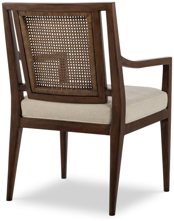 Graham Triza Upholstered Beige Dining Arm Chair