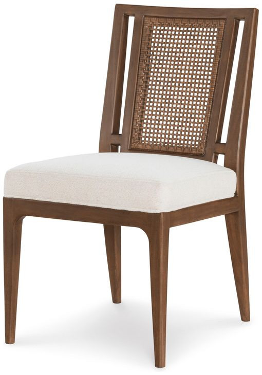 Graham Triza Upholstered White Dining Side Chair