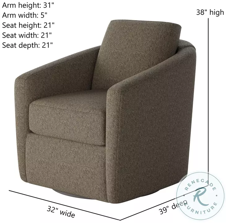 Daisey Mushroom Swivel Glider Manual Recliner
