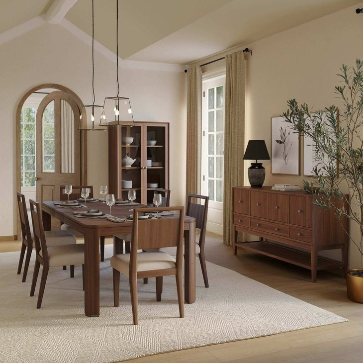 Cupertino Brown Dining Room Set