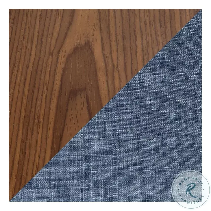 Curvini Blue 24 Counter Height Stool Set Of 2