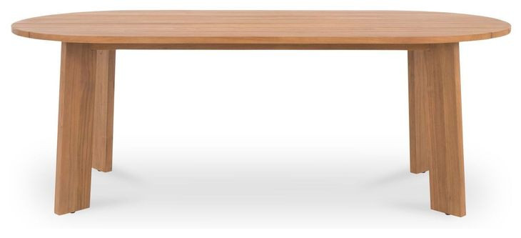 Delta Natural Outdoor 84" Oval Dining Table