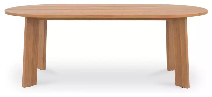 Delta Natural Outdoor 84" Oval Dining Table