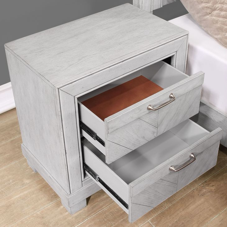 Montana Gray 2 Drawers Nightstand