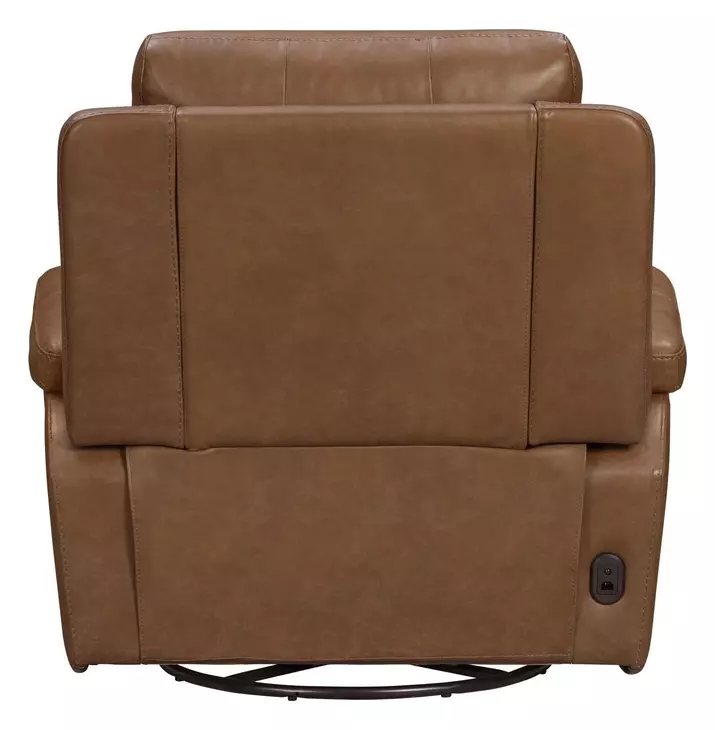 Veracruz Vintage Tan Leather Zero Gravity Dual Power Reclining Living Room Set with USB Charging