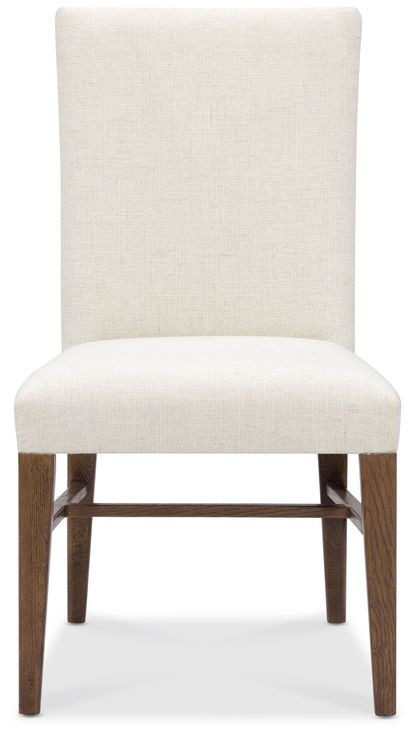 Harbor Drift White Upholstered Side Chair