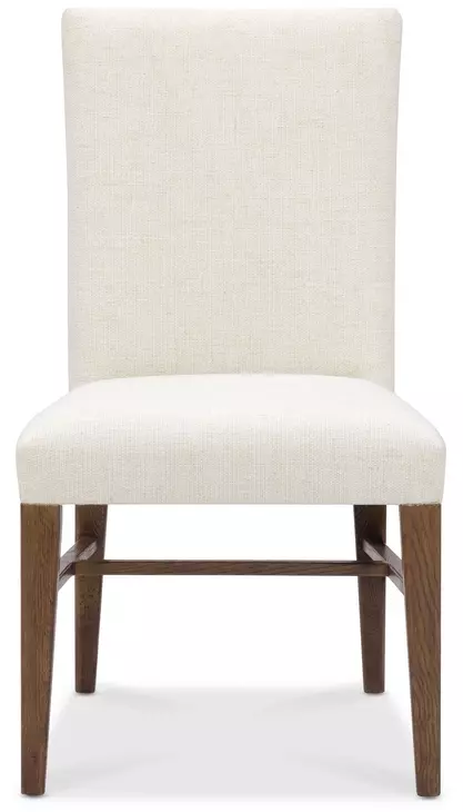 Driftwood White Upholstered Side Chair
