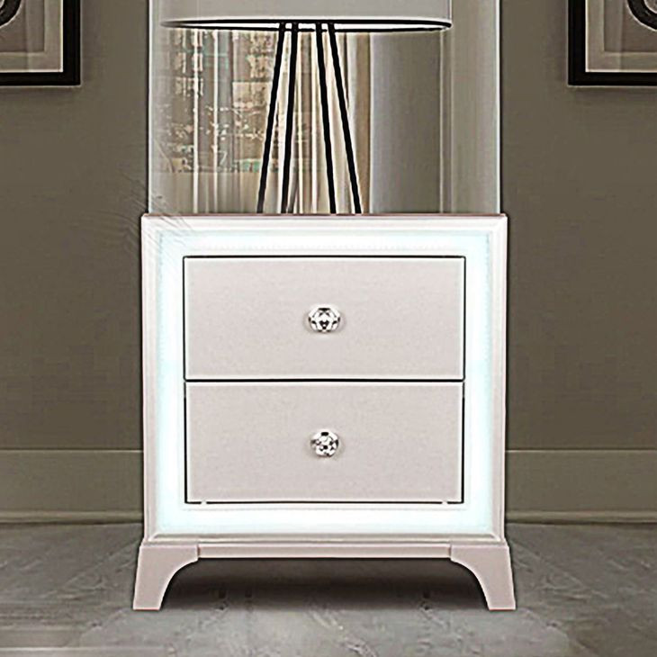 Cassie Pearl 2 Drawer Nightstand