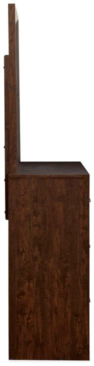 Llewellyn Columbian Walnut and Cream Upholstered Panel Bedroom Set