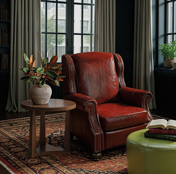 Drake Balmoral Cornwall Leather Recliner