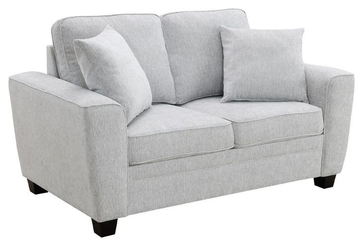 Ashbury Soft Gray 64" Loveseat