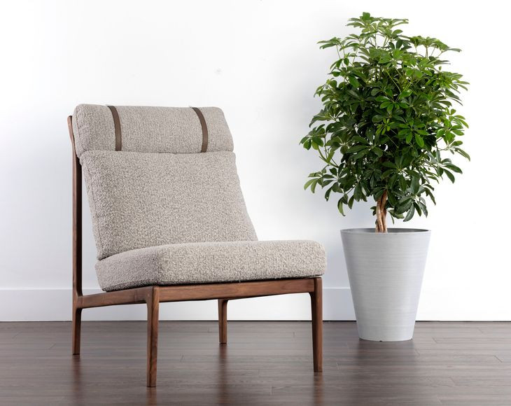 Aralyn Copenhagen Cappuccino Upholstered Lounge Chair