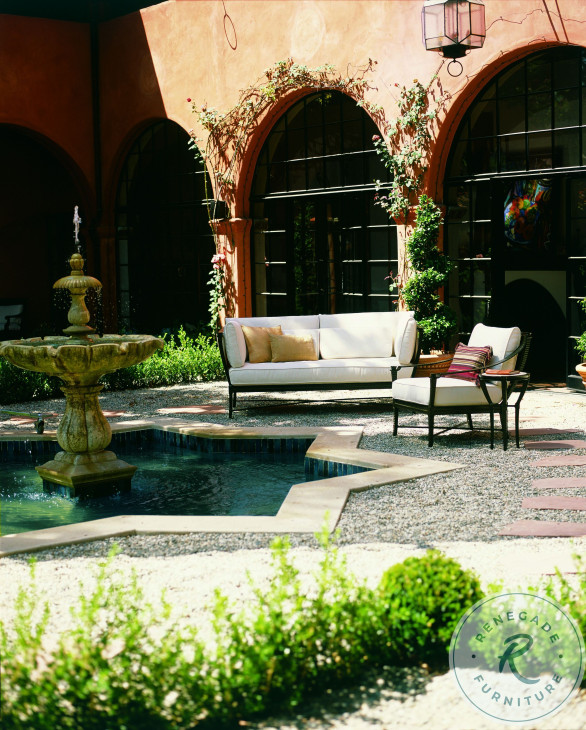 Andalusia Cordoba And Limestone Occasional Table
