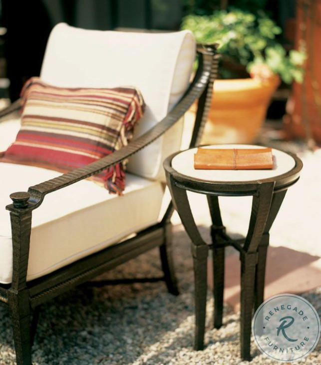 Andalusia Cordoba And Limestone Occasional Table