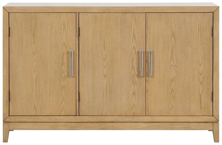 Essence Natural and White 3 Door Marble Top Server
