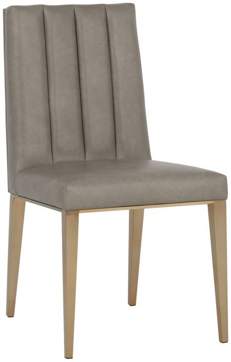 Hadwin Ivanhoe Mineral Upholstered Dining Chair Set of 2