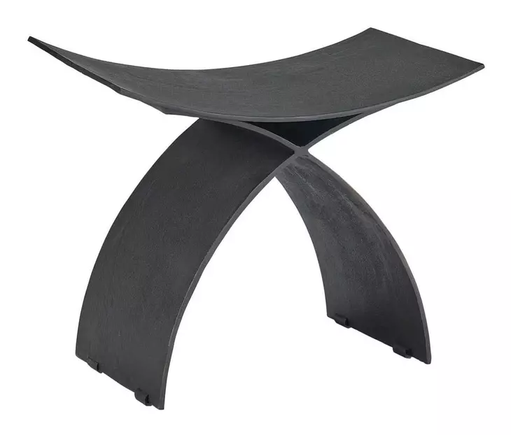 Accents Black Outdoor Kinetic Stool