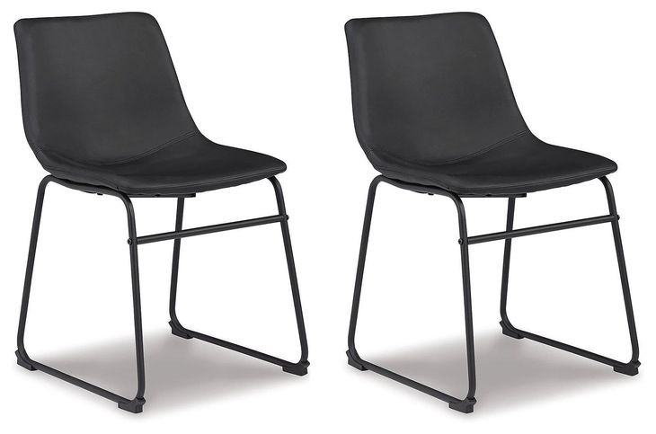 Centiar Black Dining Chair Set Of 2
