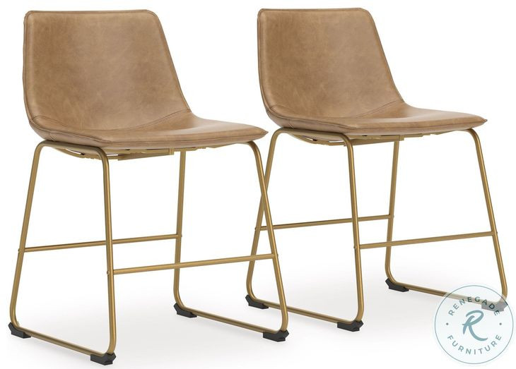 Crandox Toast And Gold Dining Chair