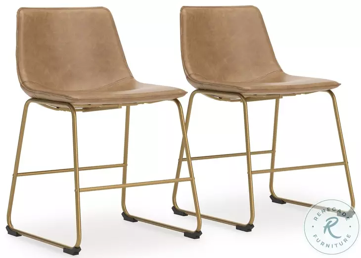 Crandox Toast And Gold Dining Chair