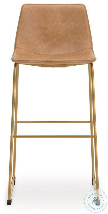 Crandox Toast And Gold Bar Stool