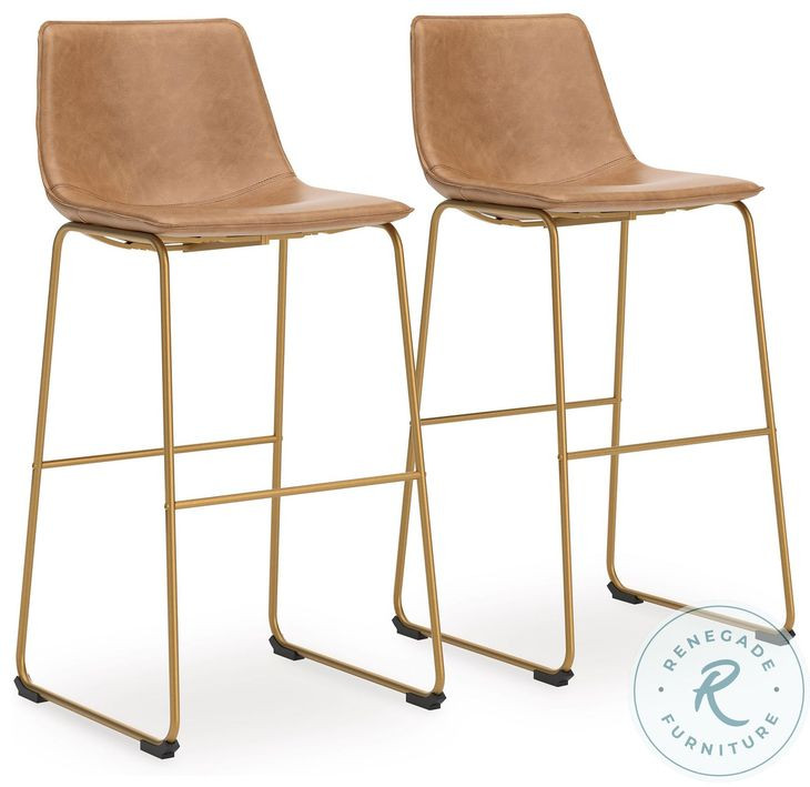 Crandox Toast And Gold Bar Stool