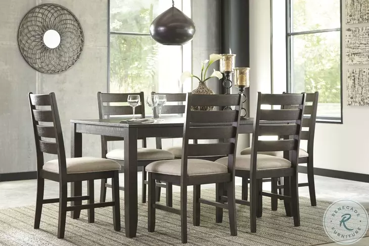 Rokane Brown 7 Piece Dining Room Set From Home Gallery Stores