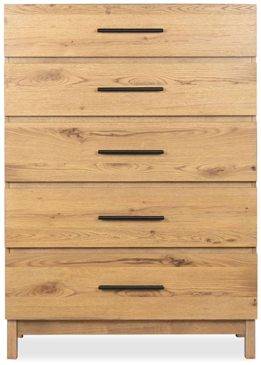 Davenport Rustic Caramel 5 Drawer Chest