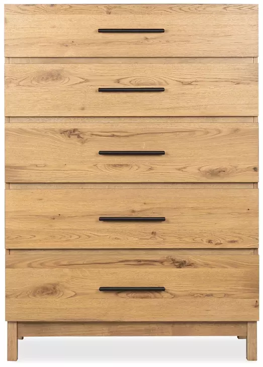 Brookstone Rustic Caramel 5 Drawer Chest