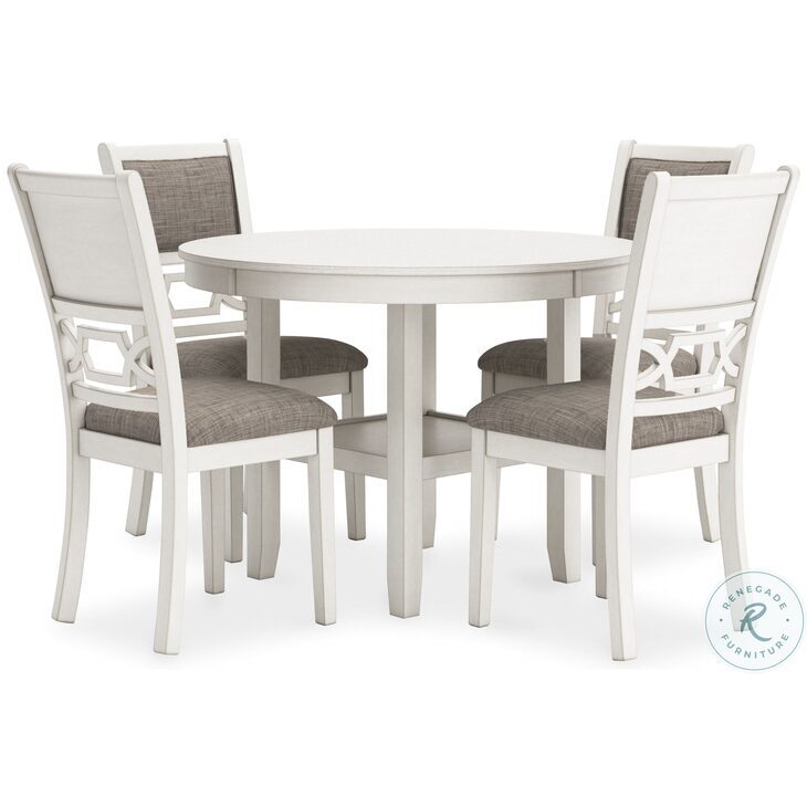 Erinberg Antique White 5 Piece Dining Set From Ashley Furniture ...