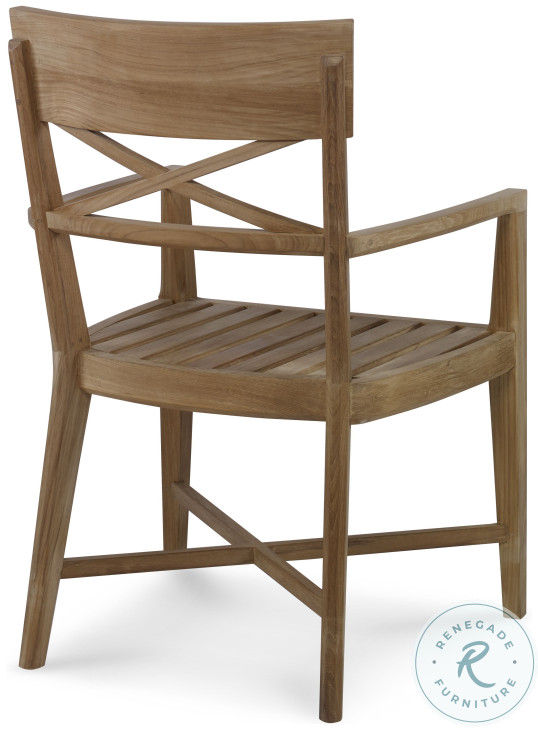 West Bay (D43) Natural Teak Dining Arm Chair