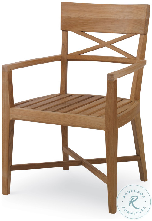 West Bay (D43) Natural Teak Dining Arm Chair