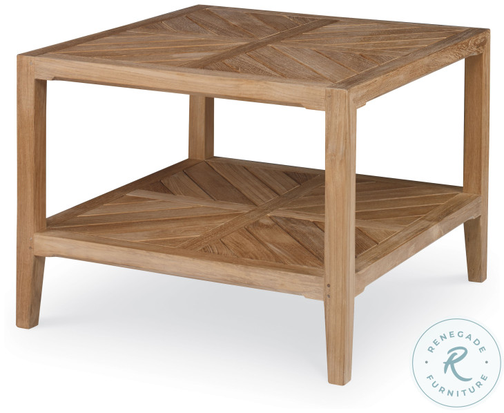 West Bay (D43) Natural Teak Side Table