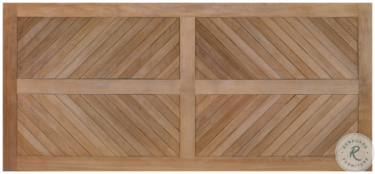 West Bay (D43) Natural Teak 87" Rectangular Dining Table