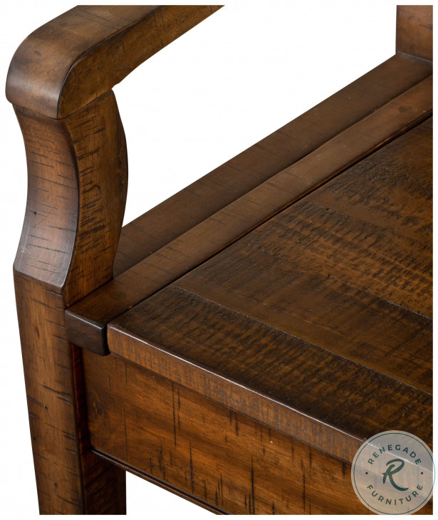 Bay Creek Toasted Nutmeg Bench from Magnussen Home | Coleman Furniture