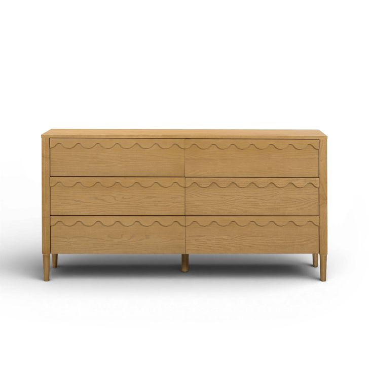 Oodle Natural Ash 6 Drawer Dresser