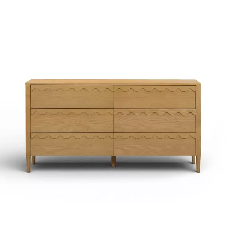 Oodle Natural Ash 6 Drawer Dresser