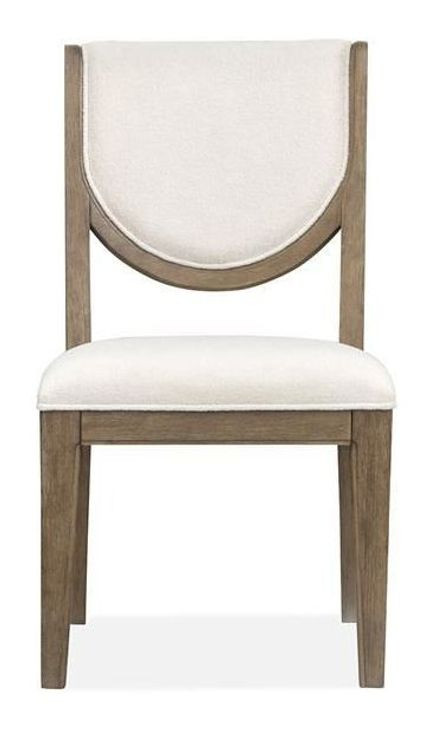 Westbourne White Upholstered Side Chair Set of 2