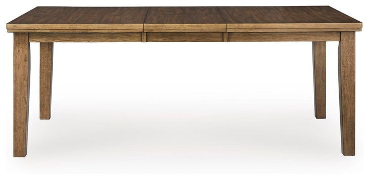 Vallister Light Brown 78" Extendable Rectangular Dining Table