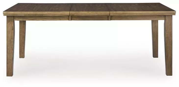 Broxtyn Light Brown 78" Extendable Rectangular Dining Table