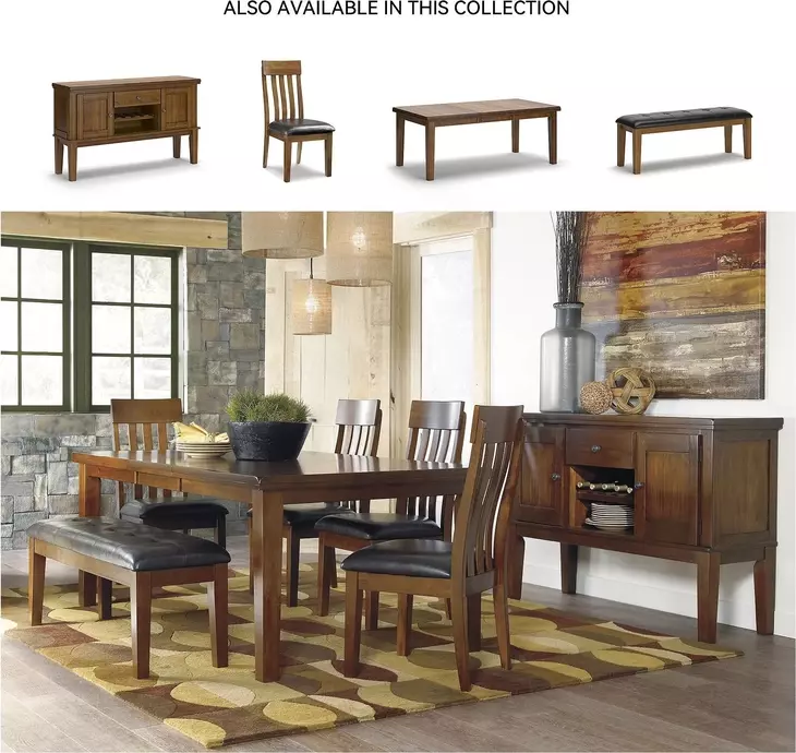 Ralene Large Upholstered Dining Room Bench
