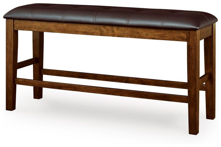 Ralene Medium Brown Extendable Rectangular Counter Height Dining Room Set