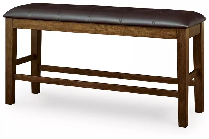 Ralene Medium Brown Extendable Rectangular Counter Height Dining Room Set