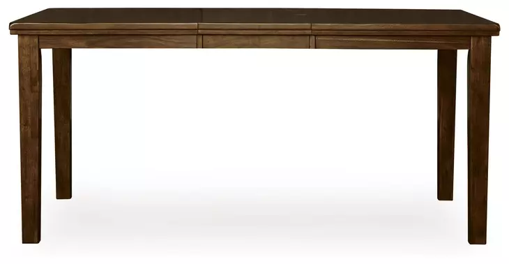 Ralene Medium Brown 78" Extendable Rectangular Counter Height Dining Table