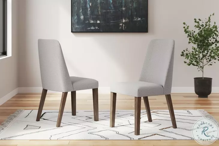 Lyncott Gray Dining Chair Set of 2