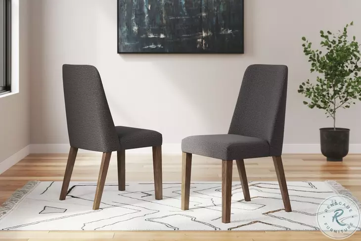 Lyncott Charcoal Dining Chair Set of 2